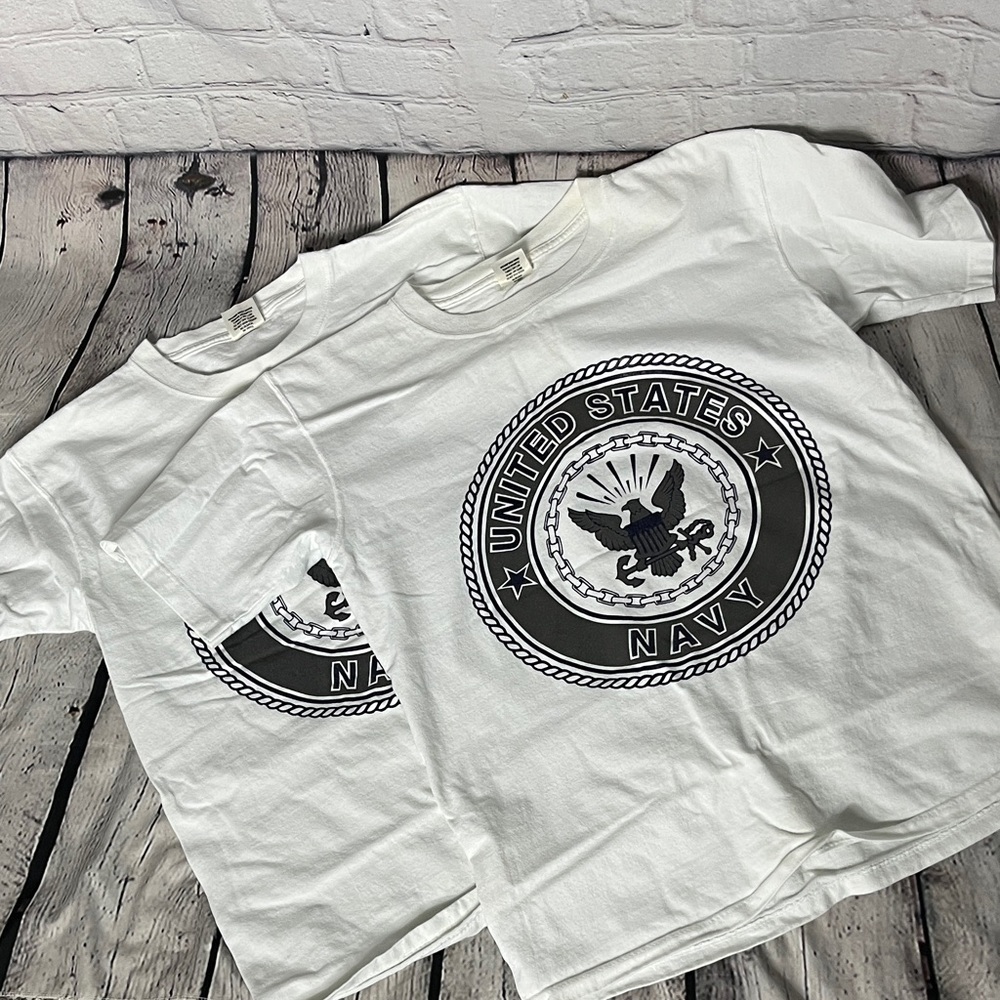 Soffe White United States Navy Tee